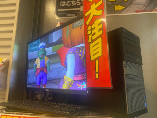 【高速SSD搭載デスクトップゲーミングPC一式】(モニターやオフィス付き)  No.3