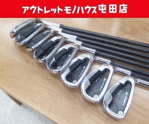 YAMAHA/ヤマハ インプレスX D Black アイアン 5I～9I AW・PW・SW DX-508i フレックスR 8本セット ゴルフクラブ 右利き ☆ PayPay(ペイペイ)決済可能 ☆ 札幌市 北区 屯田
