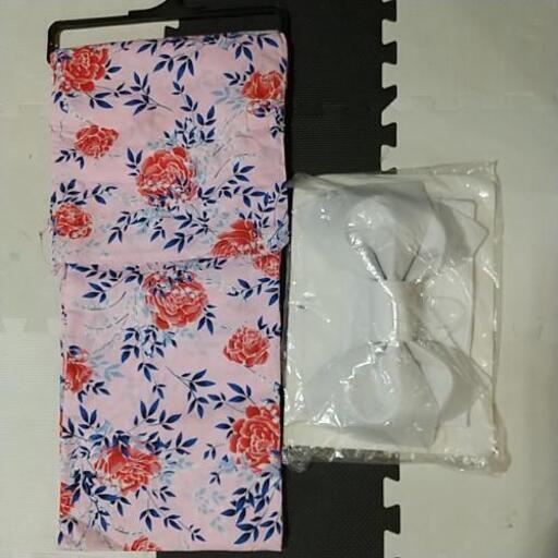 新品　浴衣と帯セット