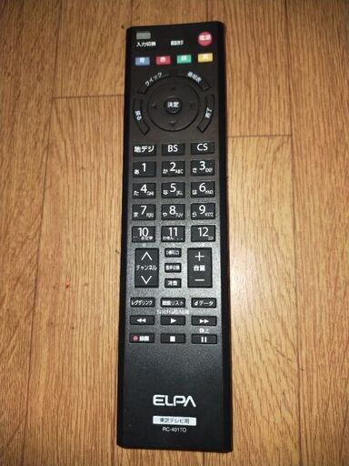 ELPA 東芝テレビ用リモコン　RC-401TO