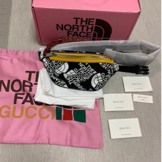 GUCCI×ノースフェイス ボディバック レア