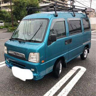 スバル　サンバー　五万キロ台　ナビ付き！の画像
