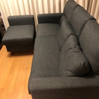 お値下げしました【NOCE】3人掛けソファ　L字型ソファ　8/27までに取引可能な方の画像