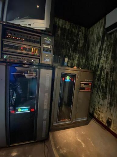カラオケ 機械セット 全部 (パイオニア レーザー カラオケ LC-V50 カラオケ スピーカー マイク)