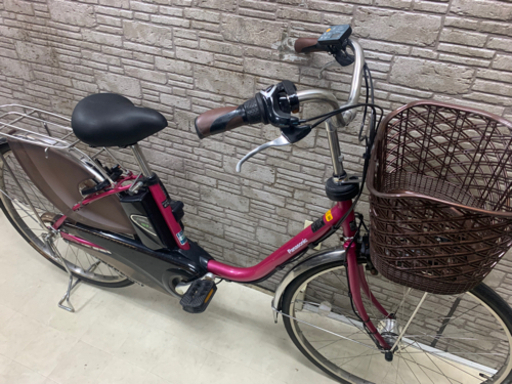 東京23区配達無料　大容量　13.2Ah 新基準　Panasonic パナソニック ビビEX 電動自転車 中古26