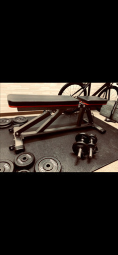 ベンチプレス　ダンベルセット