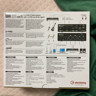 Steinberg  オーディオインターフェース UR22mkIIの画像