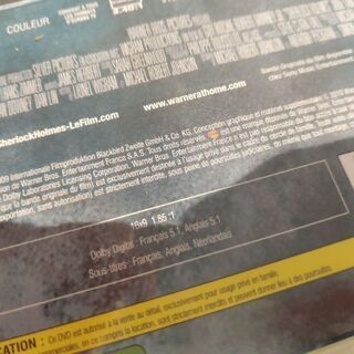 シャーロックホームズ DVD フランス語英語 、字幕のみ オランダ語の画像
