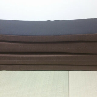 山善 折りたたみベッド ＆ 折りたたみマットレス （すのこ セミダブル ワイド 耐荷重 90kg 布団干し機能 通気性 コンパクト収納 固定ストッパー付き 組立品 ナチュラル）の画像