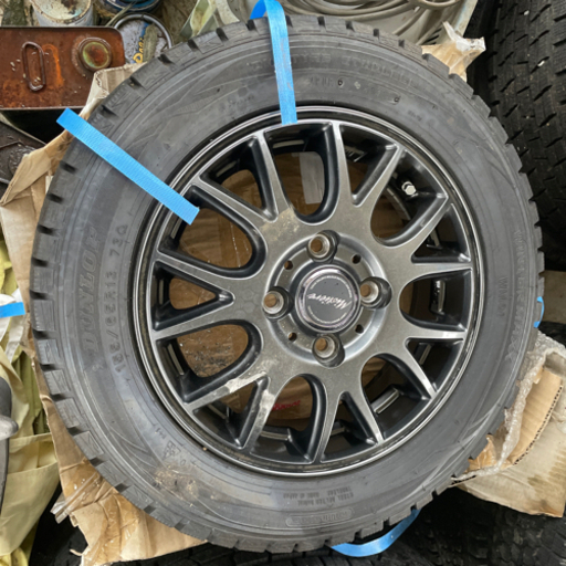 軽トラスタッドレスアルミ付き