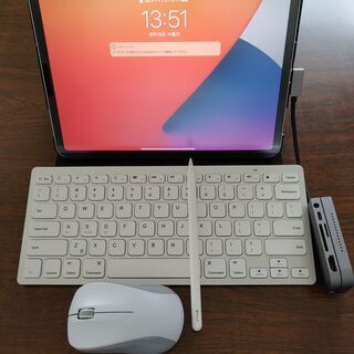 値下美品！アップルケア+付ipad pro11/128GBアップ...