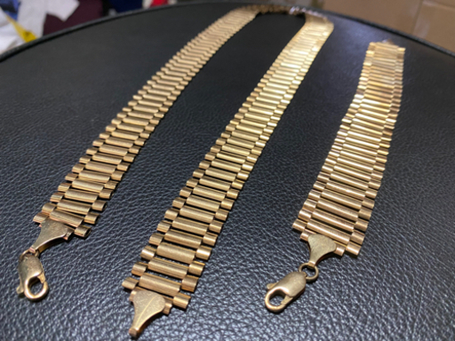 【ロレックスチェーン】10Kネックレス&ブレスレットset
