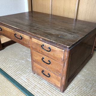昭和レトロ　勉強机
