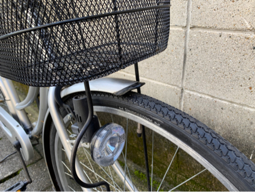 【整備済自転車】26インチ 変速なし　前タイヤ、鍵新品❗️スペアキーあり　若林自転車　膳所店　SALE❗️