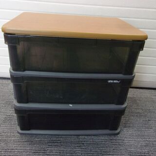 JM12455)3段収納ケース/衣類収納 capaty EDe ...