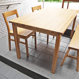 無印良品　ダイニングテーブル　140×80 木製テーブル 140×80cm メラミン天板 | 無印良品