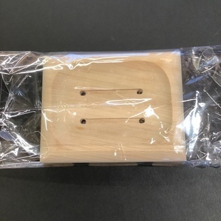 【差し上げます】ヒノキの石鹸トレイ