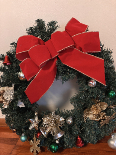 クリスマスリース　大　直径55センチ