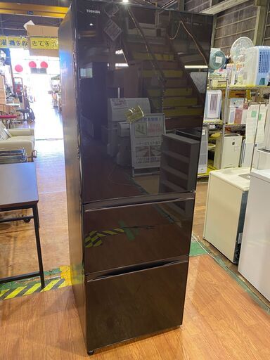 【愛品館市原店】東芝 2016年製 363L 3ドア冷蔵庫 GR-H38SXV(ZT)【管理IR013524-104】