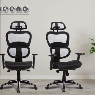【新品】ほぼ半額　メッシュのハイバック・デスクチェア　エルゴノミクスデザインの画像