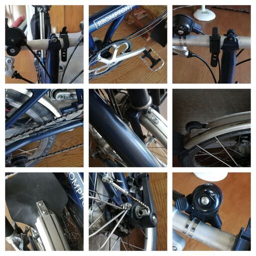 BROMPTON ブロンプトン S6L 輪行袋・ヘルメット・鍵・ライト付き