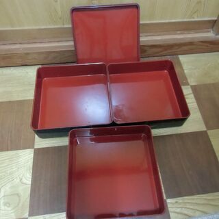 お重 重箱 3段 お譲りします。＊石川県＊美川より＊期間限定の画像