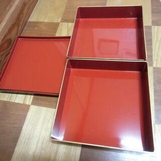 お重 重箱 2段 お譲りします。＊石川県＊美川より＊期間限定の画像