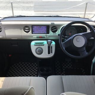 ★車検R４年１月まで★ローダウン！ホワイトレタータイヤ！不具合無し！キャリア付き！ミラココア黒の画像