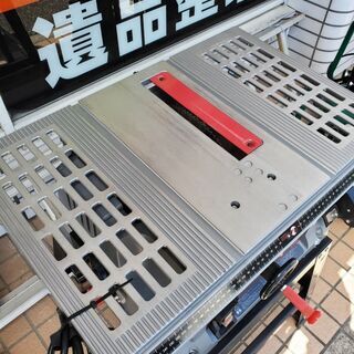 ☆ E-Value 木工用テーブルソー 255mm ETS-10KN 【最大切り込み深さ 90度:75mm 45度：63ｍｍ】 中古品 現状 ☆ 藤原産業 E-Value ETS-10KN 木工用テーブルソー 255mm スタンド付き