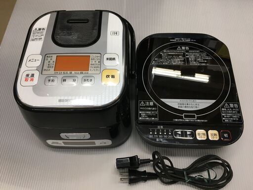アイリスオーヤマ IA30-B 銘柄量り炊きIHジャー炊飯器 16年製 中古品