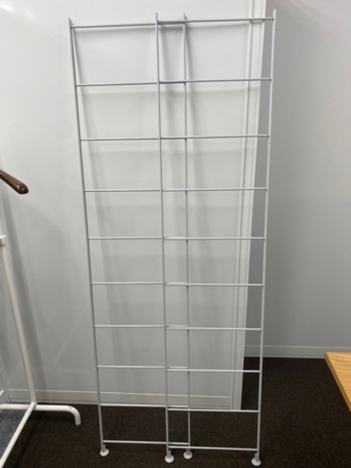無印ユニットシェルフ帆立2本セット★スチールグレー175.5cm