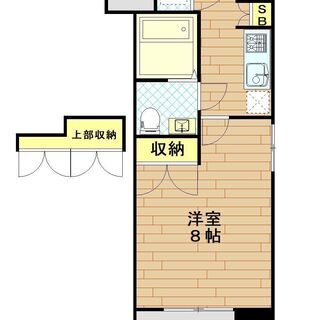 小型犬OK♪風呂トイレ別・洗面台有♪おしゃれな８帖１Ｋが敷礼０円...