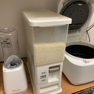 炊飯器+米びき　2点セットの画像