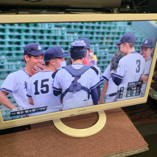 SHARP 24インチ　液晶テレビ　HDD対応　2015年製　リモコン無し