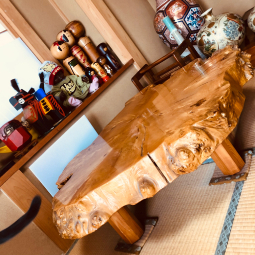 一点物 切り株テーブル