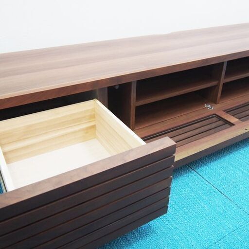 【良品】株式会社サン 大型テレビボード TVボード テレビ台 幅2000 奥行427 高さ355mm (GA08)