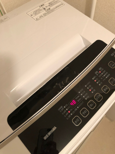 【美品 1年使用】全自動洗濯機 IAW-T602E 6kg アイリスオーヤマ