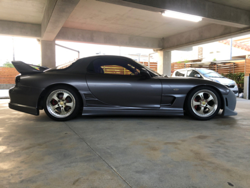 RX-7 fd3s 社外フルエアロ&社外リトラカバー&純正ボンネット
