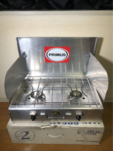廃盤美品　プリムス 2バーナーコンロOD