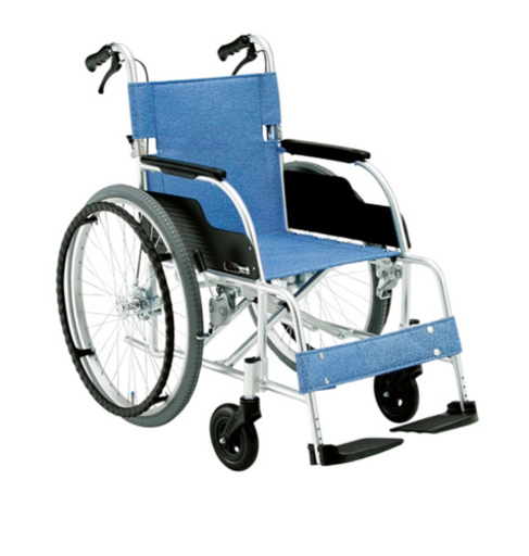 松永製作所　アルミ製自走用車いす背折れ式　軽量タイプ