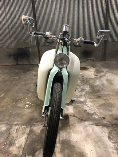 スーパーカブ90 カスタム ミントグリーン
