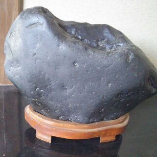 水石　鑑賞　台座付　8.5キロ