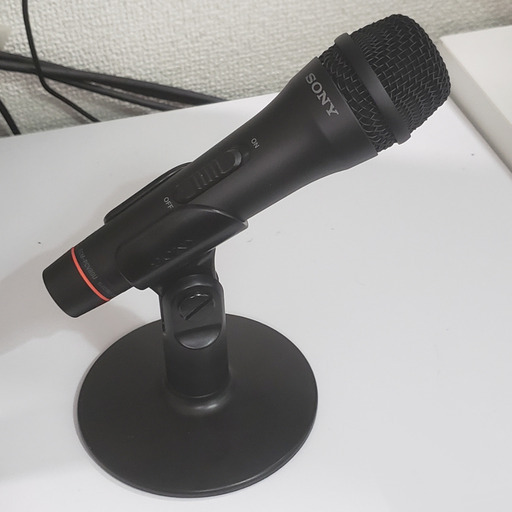 SONY PC用 コンデンサーマイク【デスク用スタンド付】