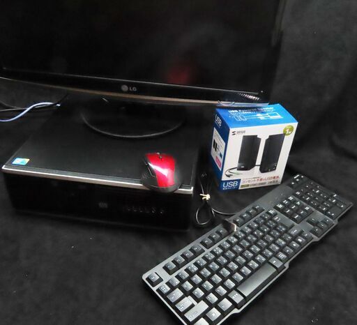 ★美品！サクサク快速(^^♪【SSD搭載】のPCです■名古屋近郊なら無料持参！無料セッティング！★可動保証！■HP製600Proの大幅アップグレード機！デスクトップPCフルセット■即！使用可！★家庭・会社・学生さん・初心者にもオススメ！インターネットもExcel ・Wordもバッチリ使えます！