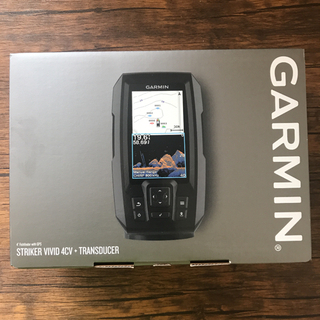 底値！魚探☆新品☆GARMIN striker Vivid4cv＋GT20-TM（振動子）＋12V電源アダプタコネクタ