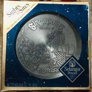 ○selangor pewter コースター 箱付 未使用