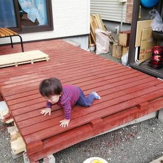 ウッドデッキ製作