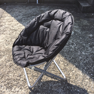 ④折りたたみ新品　リラックスチェアー　ムーンチェアー　椅子　キャ...