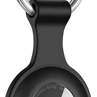 【新品・未使用】Airtag用シリコンケース③（ブラック/1個）