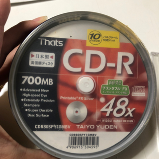 【¥0】未使用CD-RとBD-Rの画像